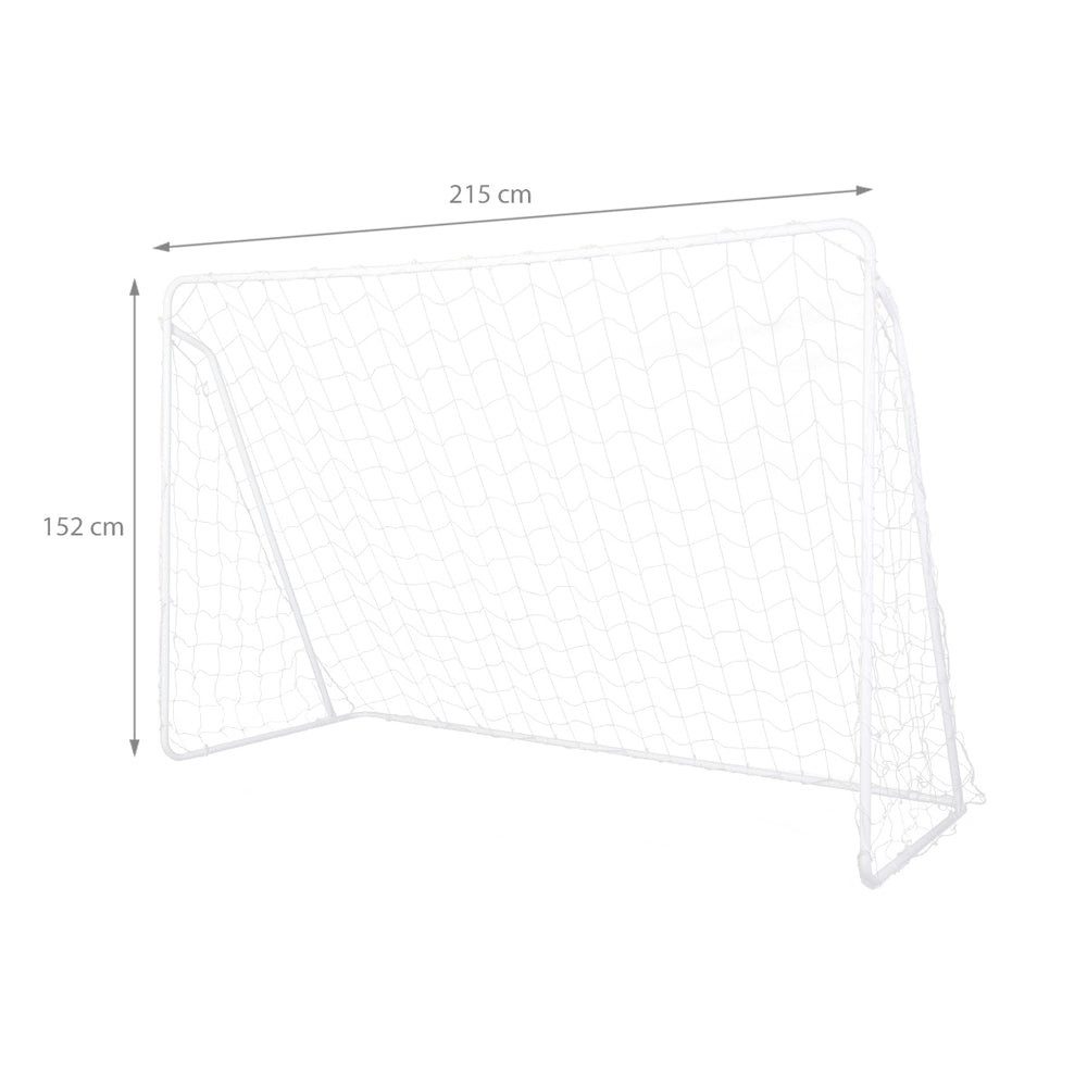 Nils Tornetz Ersatznetz Fußballtornetz Fußballnetz (Spar-Set, 1-St., 215 x 152 x 76 cm robust), wetterfest, UV-beständig, geknotet, Maschenweite 100 mm