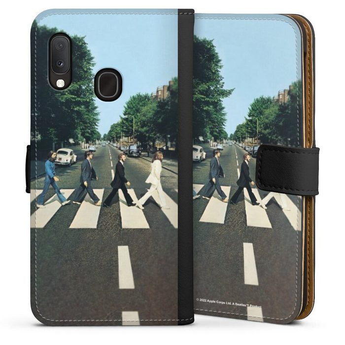 DeinDesign Handyhülle Abbey Road The Beatles Musik The Beatles - Abbey Road Samsung Galaxy A20e Hülle Handy Flip Case Wallet Cover