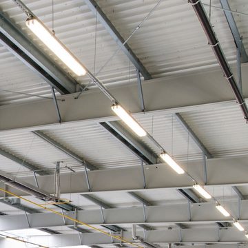 etc-shop Deckenleuchte, Leuchtmittel inklusive, Neutralweiß, Feuchtraumleuchte LED 4000K LED Werkstatt Deckenleuchte 22 Watt LED