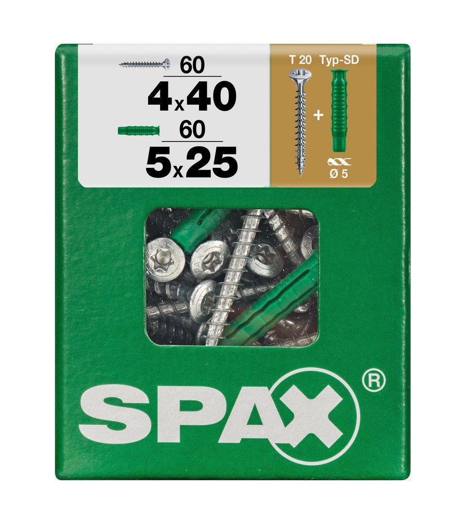 SPAX Holzbauschraube Spax Universalschrauben 4.0 x 40 mm TX 20 - 60