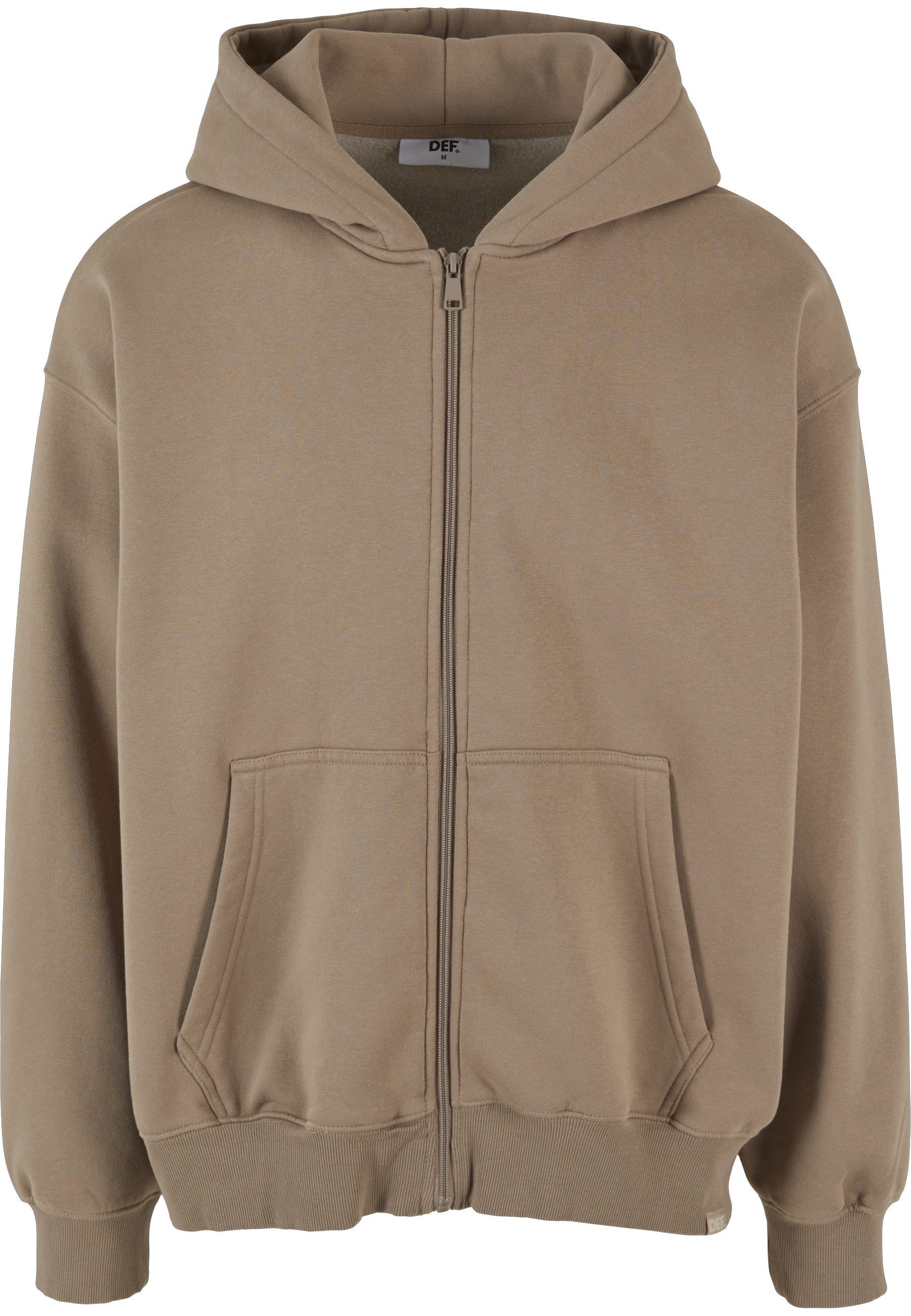 DEF Strickpullover DEF Herren DEF Zip Hoody (1-tlg)