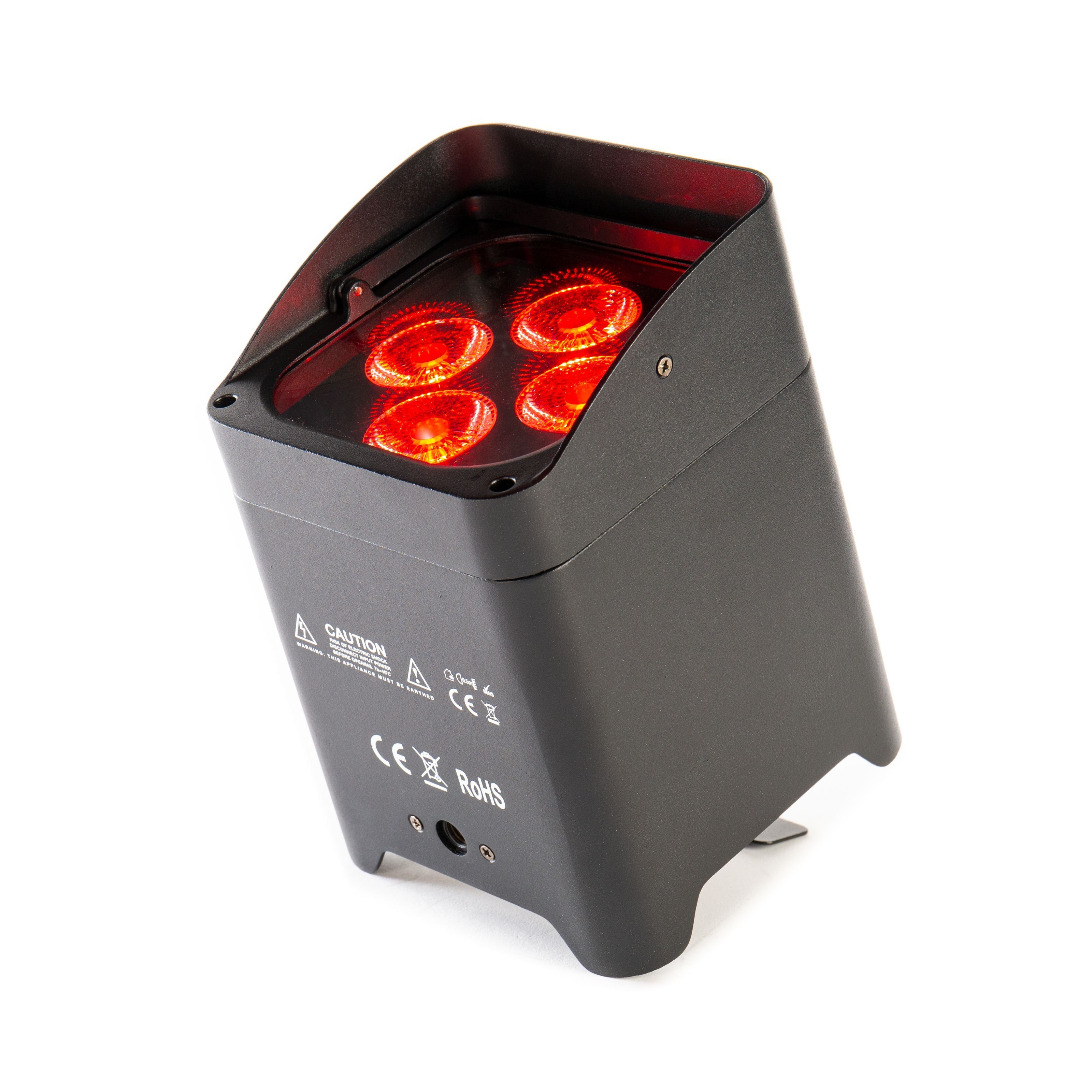 lightmaXX Discolicht, Vega BAT LED 4x12 Watt - Akkubetriebener LED Scheinwerfer