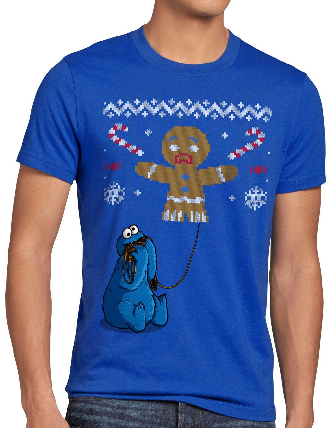 style3 T-Shirt Krümelmonster Ugly Sweater kekse günstig online kaufen
