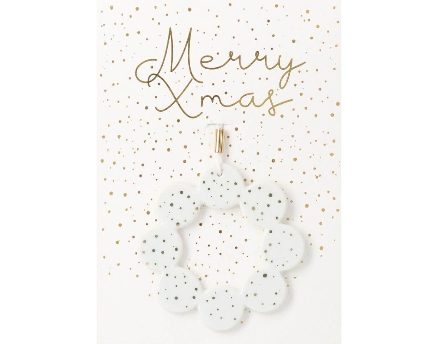 Räder Design Christbaumschmuck Anhänger. Grußanhänger - Merry Xmas