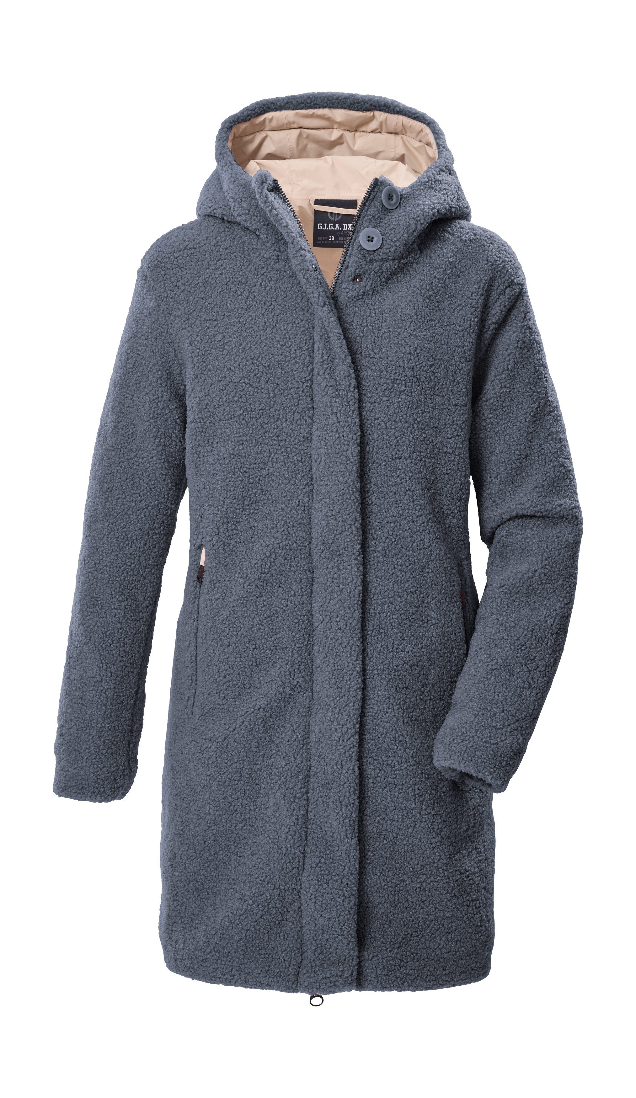 G.I.G.A. DX by killtec Parka GW 95 WMN PRK Wasserdichte Scherpa-Jacke mit 2-Wege-Reißverschluss