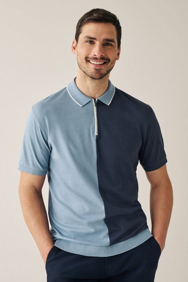 Next Poloshirt Polohemd in Blockfarben (1-tlg), Aktuelles Design aus  England *