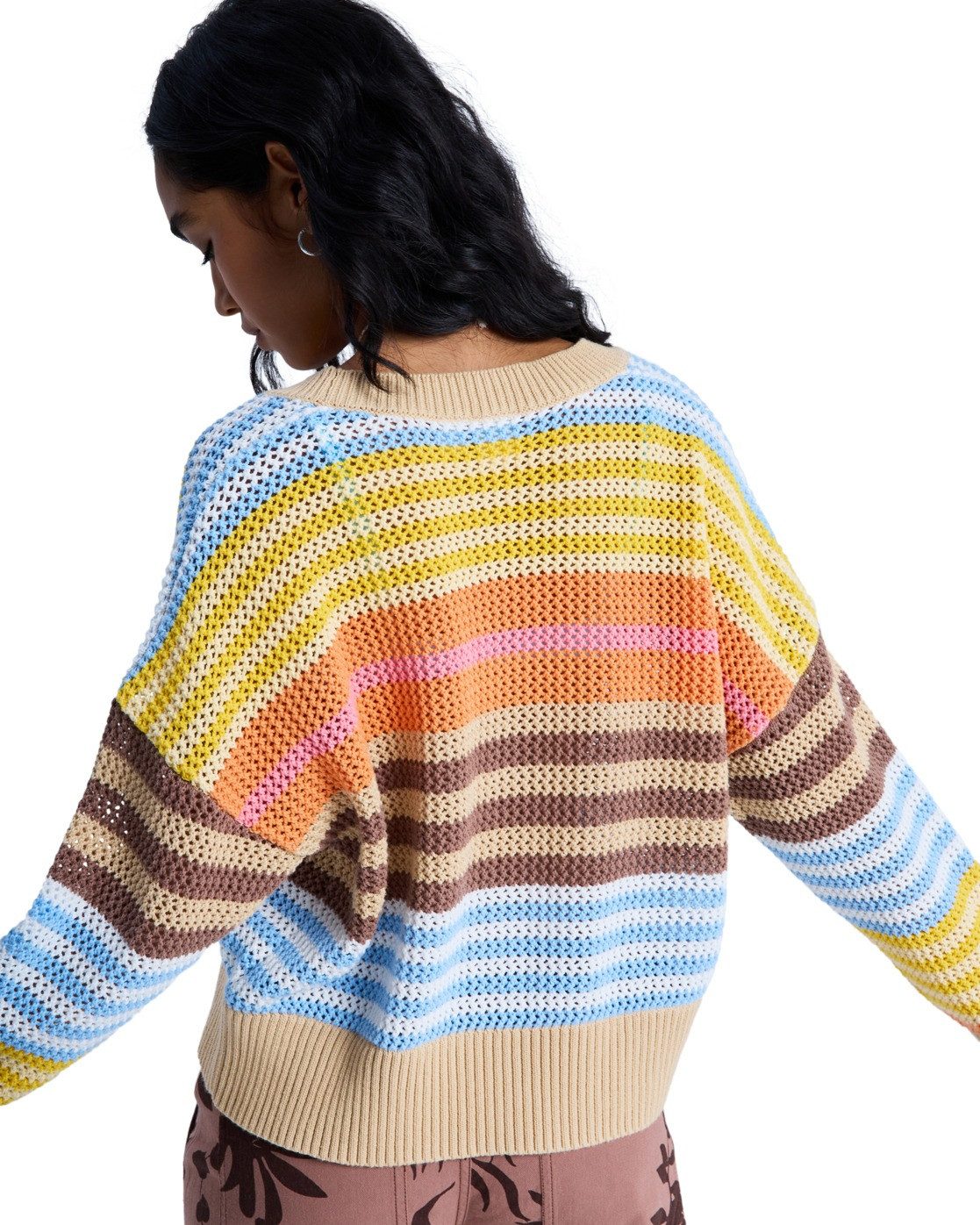 Roxy Fleecepullover Cosmic Coast Stripes günstig online kaufen