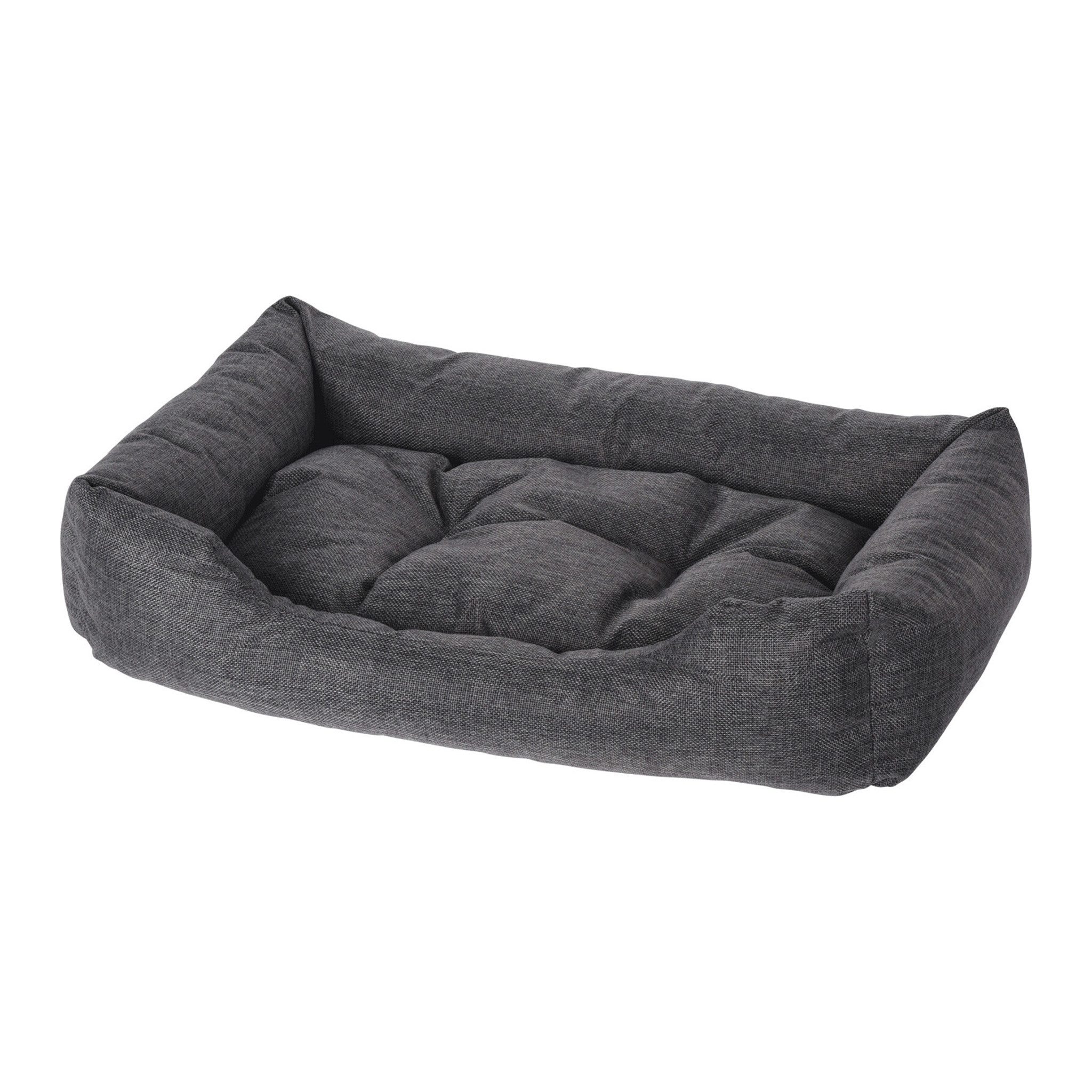 PETS Collection Hundekorb, Haustierbett 61x45x12cm rechteckig 1 Stück Blau / Grau sortiert