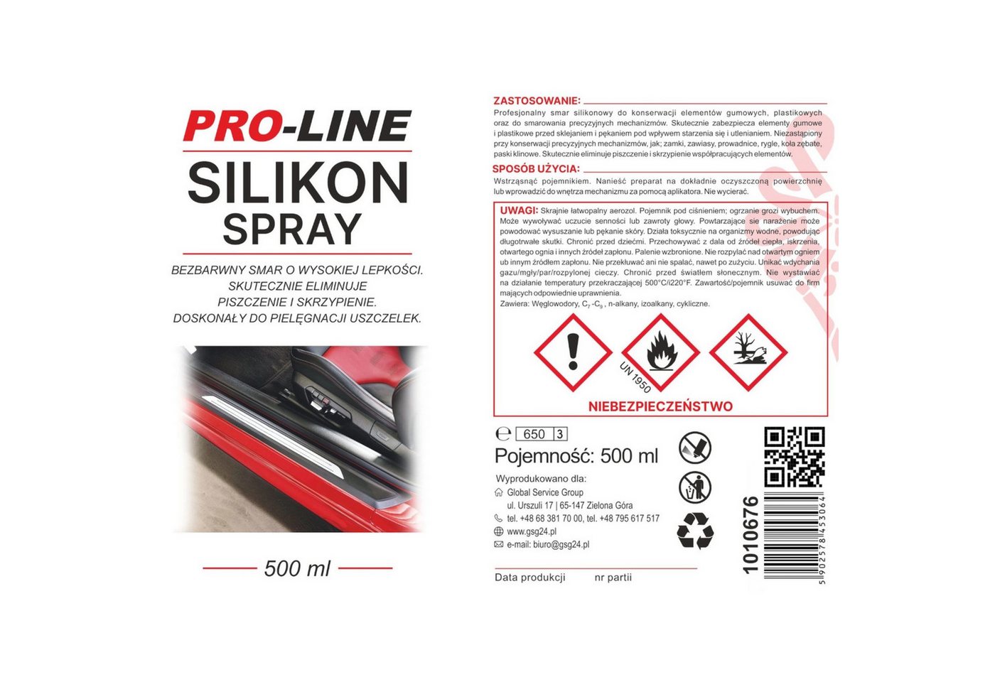 Thumbnail - COFI 1453 Silikon Silikon-Sprühfett zur Dichtungspflege 500ml, (1-tlg)