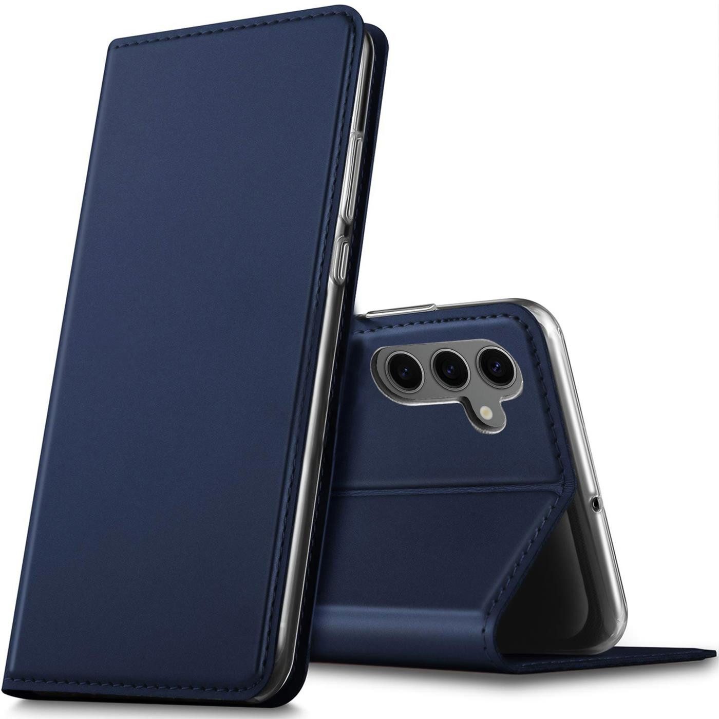 CoolGadget Handyhülle Klapptasche Wallet Kartenfach für Samsung Galaxy S24 FE 6,7 Zoll, Ultra Slim Flip Case Hülle Klapphülle Cover Schutzhülle