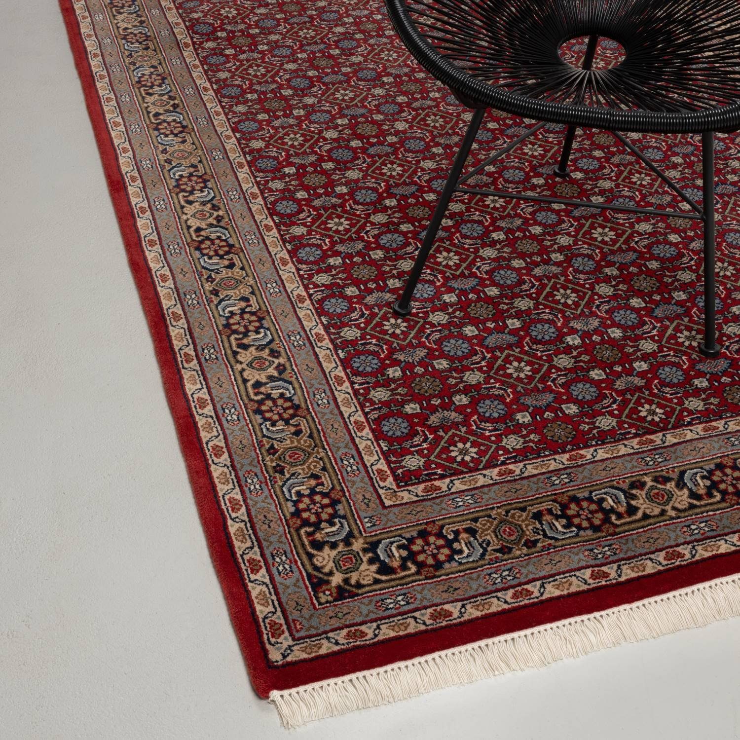 RUG N' ROLL Orientteppich Indo Herati, klassisch, strapazierfähig, pflegele günstig online kaufen