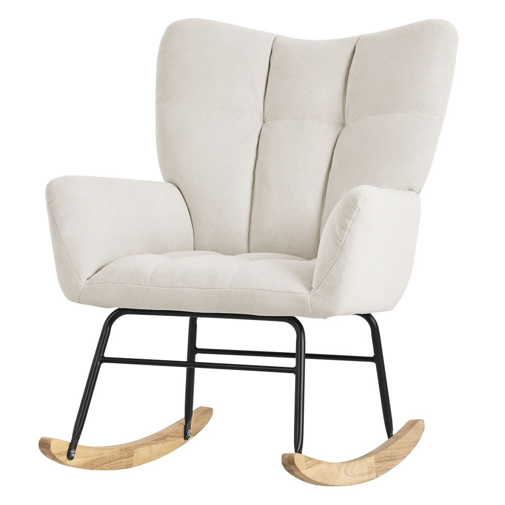 ML-DESIGN Schaukelstuhl Schaukelsessel Ohrenstuhl Relaxsessel Akzentstuhl S günstig online kaufen