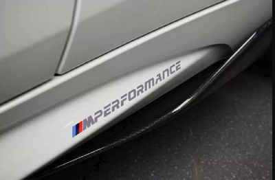 BMW Aufkleber Original BMW M Performance Aufkleber-Set Seitenschweller-Aufkleber, (1tlg)