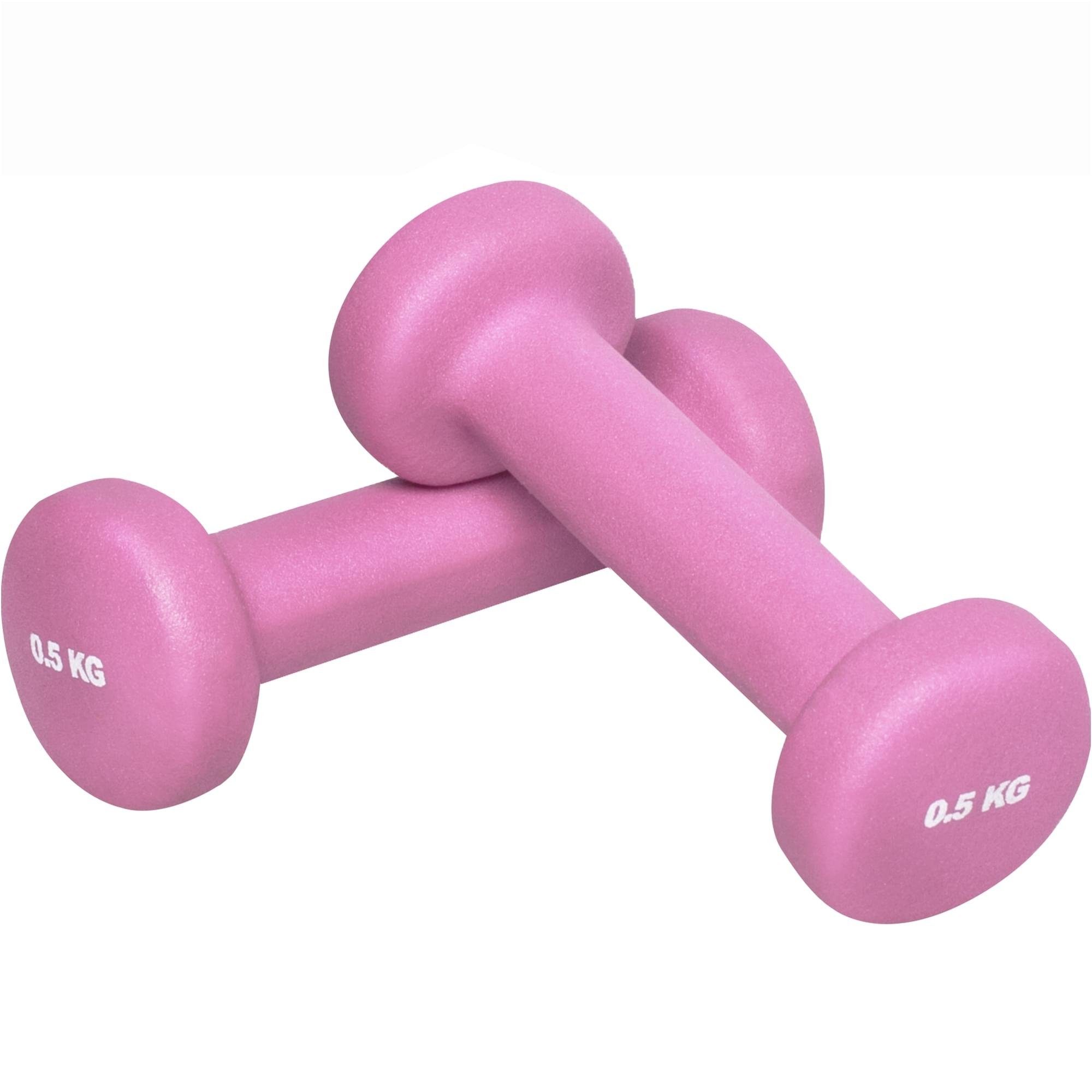 GORILLA SPORTS Kurzhantel Neopren Kurzhanteln - 2er Set oder Komplettset, Dumbbells Rutschfest 1 kg