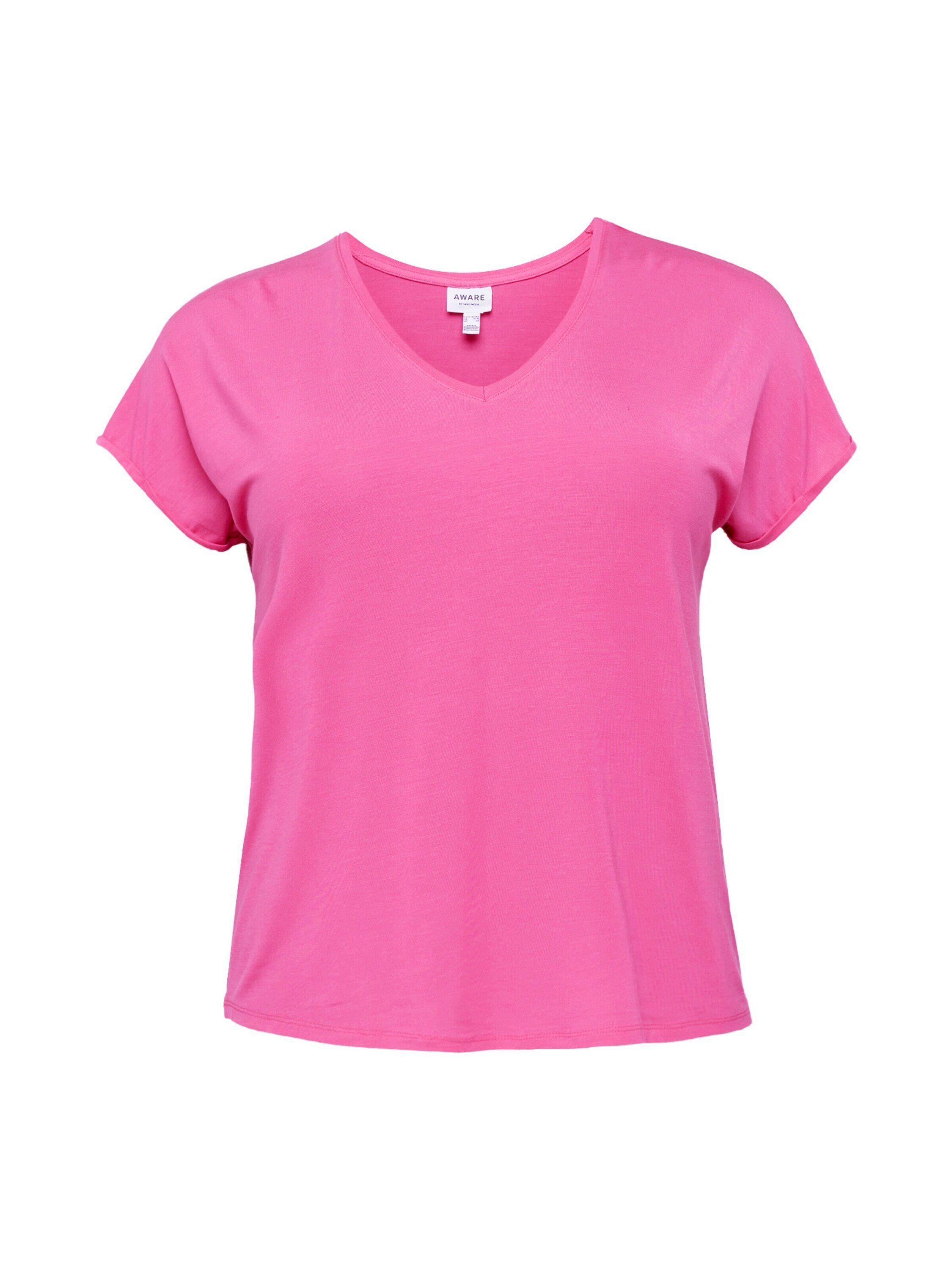 Vero Moda Curve T-Shirt AYA (1-tlg) Weiteres Detail, Plain/ohne Details