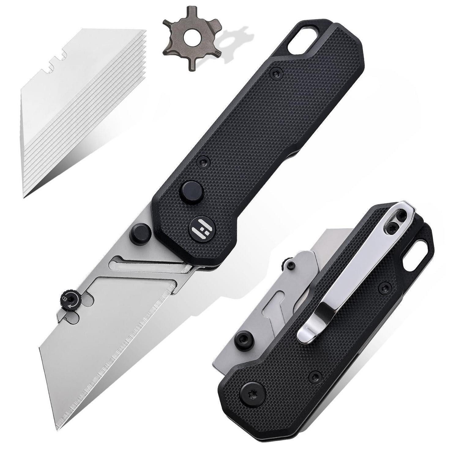 LuxusKollektion Allesschneider Klappmesser G10 Griff Schwarz