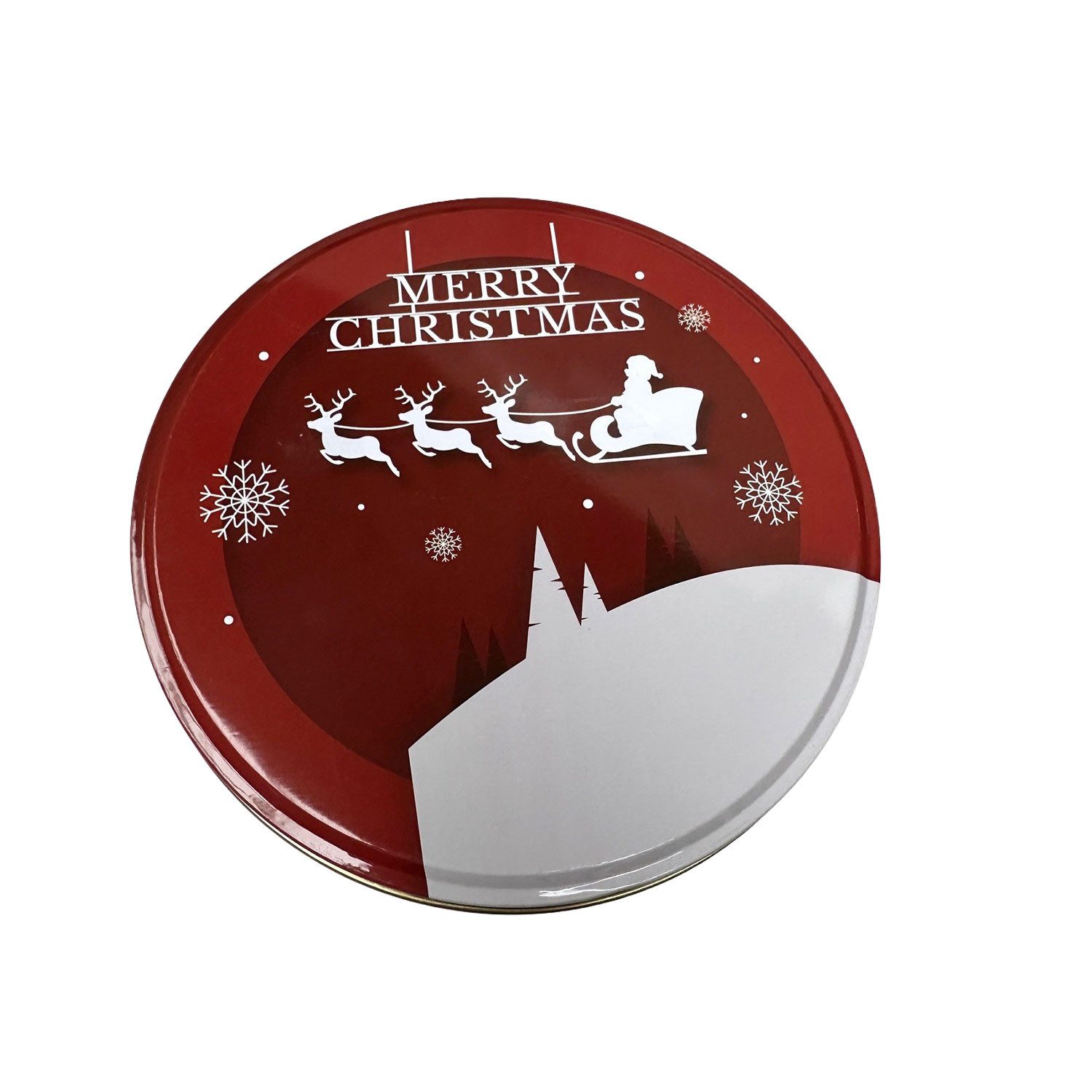 RIFFELMACHER & WEINBERGER Christbaumschmuck Gebäckdose 'Merry Christmas', 28 * 18 cm, Rot – Bild 3 von 3