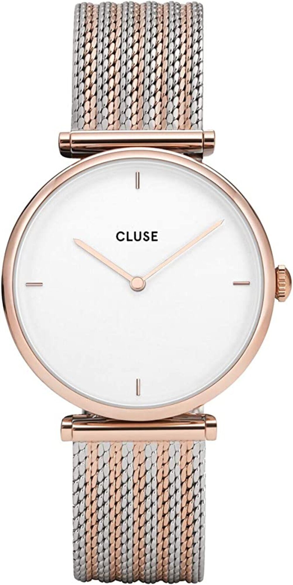 CLUSE Automatikuhr »Cluse Damen Analog Quarz Uhr mit Edelstahl Armband«