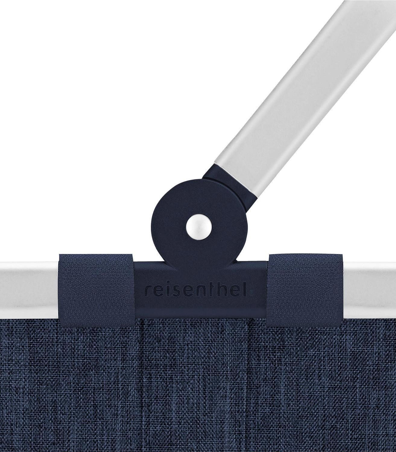 REISENTHEL® Einkaufskorb CARRYBAG XS TWIST NAVY, Blau, Polyester, Aluminium, Faltbar, mit Griff, Wasserabweisend