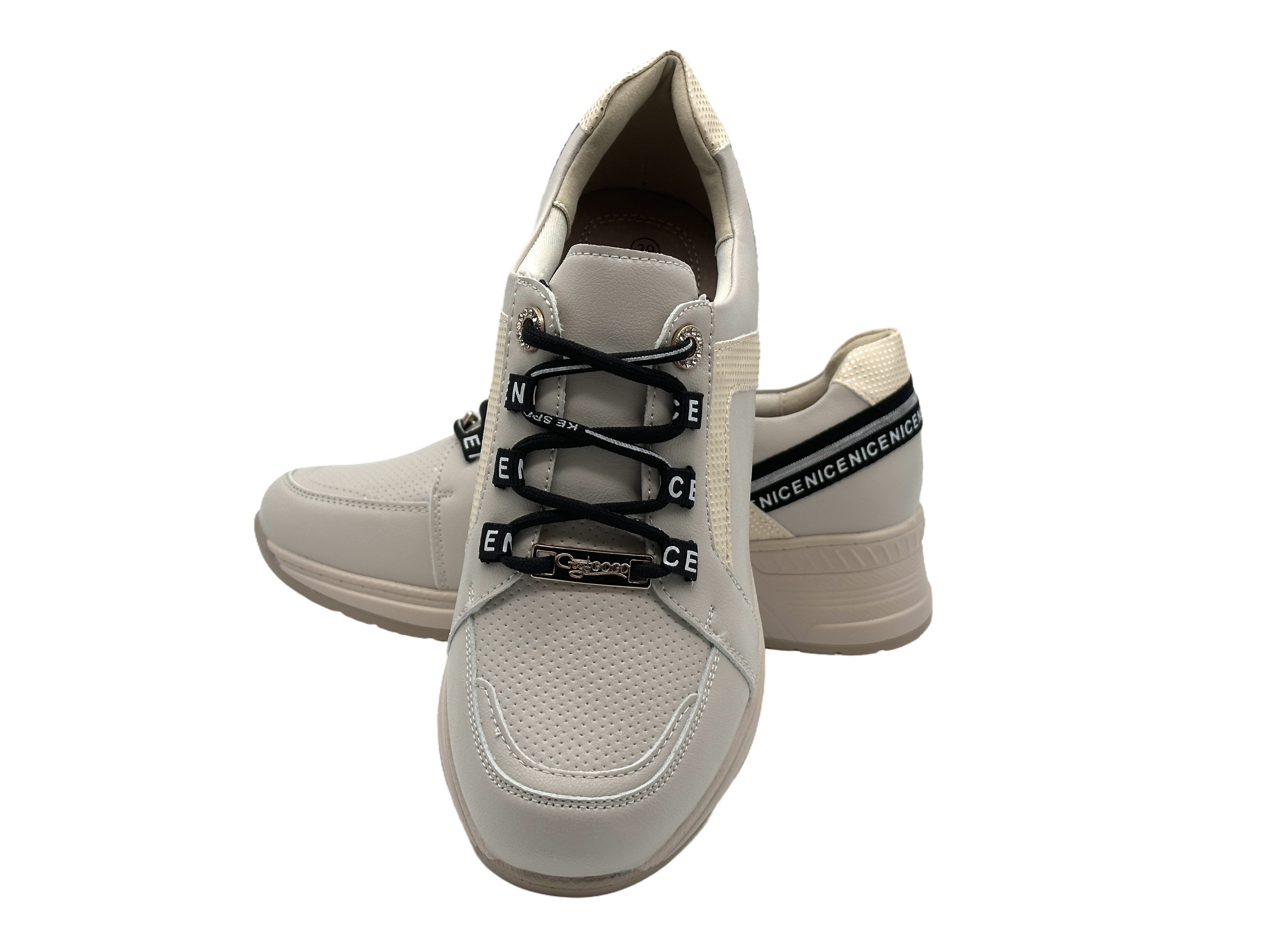 Nowaland Damen Freizeitschuhe Leichter Plateau-Schuh Sneaker Leicht, Pflegeleicht, Komfortabel