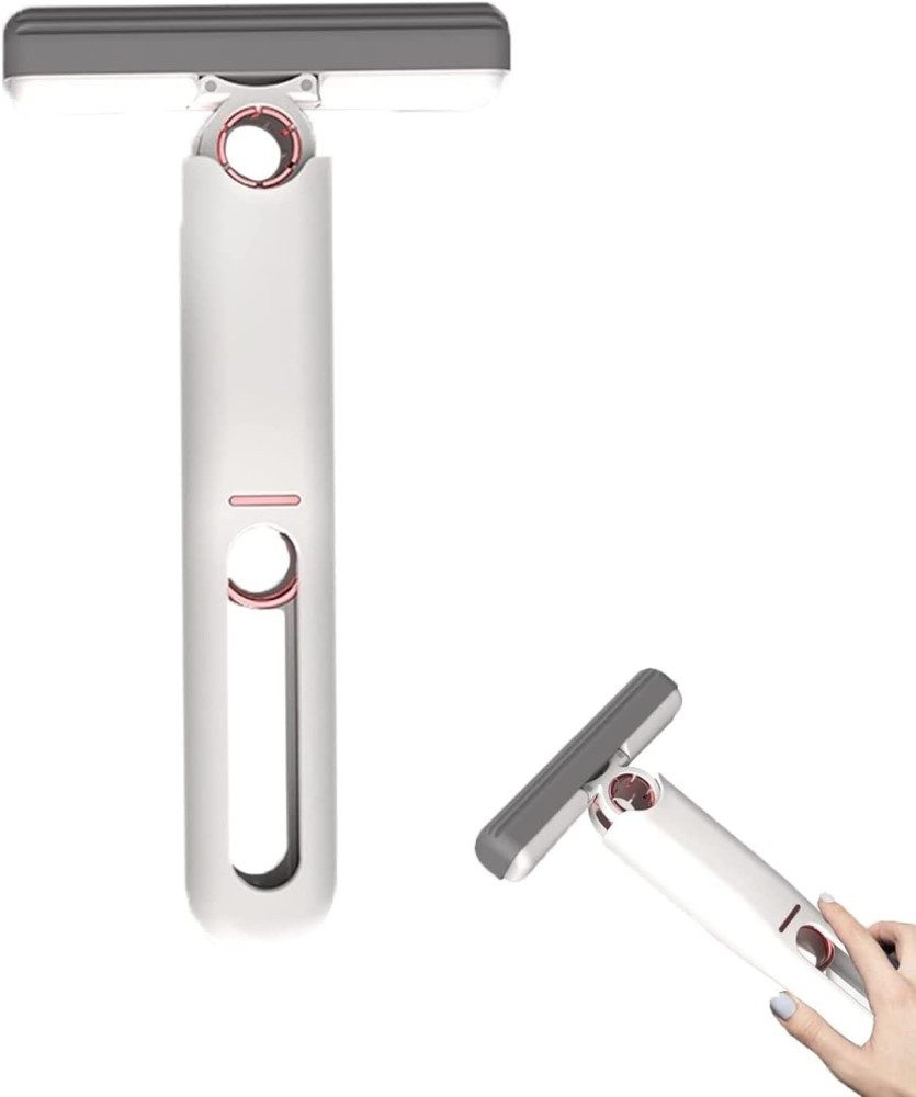 LA CUTE Wischmopp Waschbarer Reinigungs-Mini-Mopp für Böden, Hartholz, Fenster, Autos, (Tragbarer Mini Wischmopp mit Sauffähiger ABS Schwamm), Leichtgewichtig, saugfähiger Moppkopf, einfache Handhabung