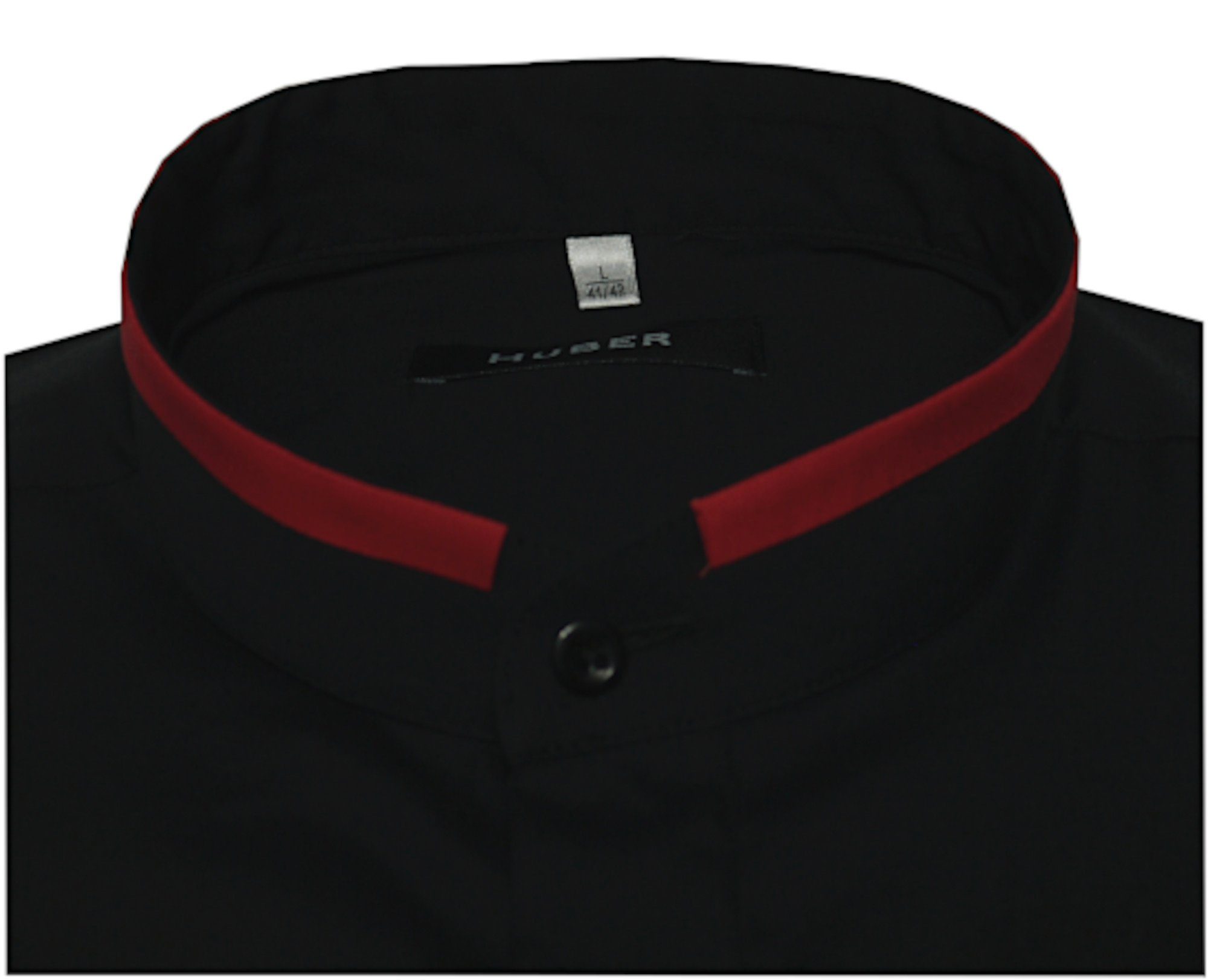 Huber Hemden Langarmhemd HU-0561 Stehkragen, Regular Fit - gerader Schnitt, günstig online kaufen