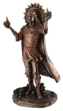 Vogler direct Gmbh Dekofigur Belenus keltischer Gott der Sonne und des Feuers - by Veronese, von Hand bronziert, LxBxH: ca. 12x10x24cm