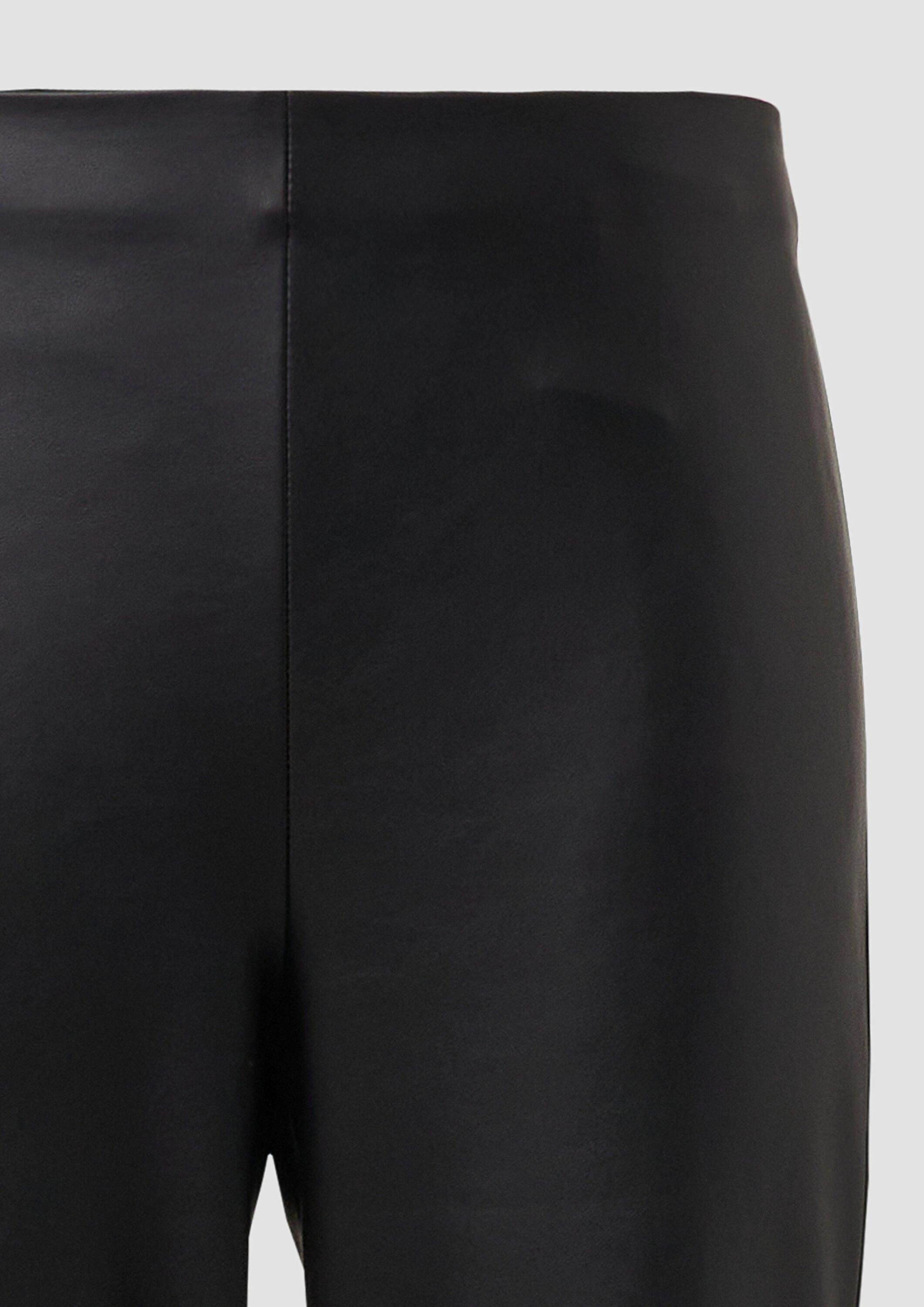 s.Oliver Chinos Hose Weiche Stretch-Leggings aus Kunstleder