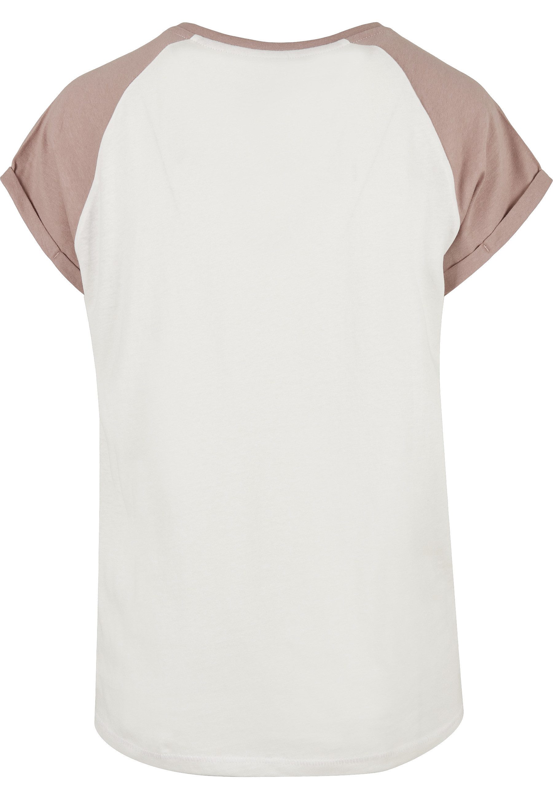 URBAN CLASSICS Kurzarmshirt Urban Classics Damen Ladies Contrast Raglan Tee (1-tlg)