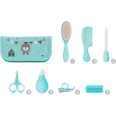 Miniland Babypflege-Set Pflegeset Baby Kit, blau