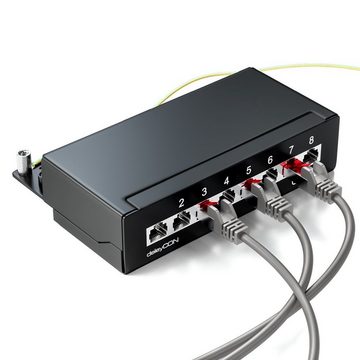 deleyCON deleyCON 30m CAT6 Patchkabel S-FTP PIMF Netzwerkkabel Ethernetkabel - LAN-Kabel