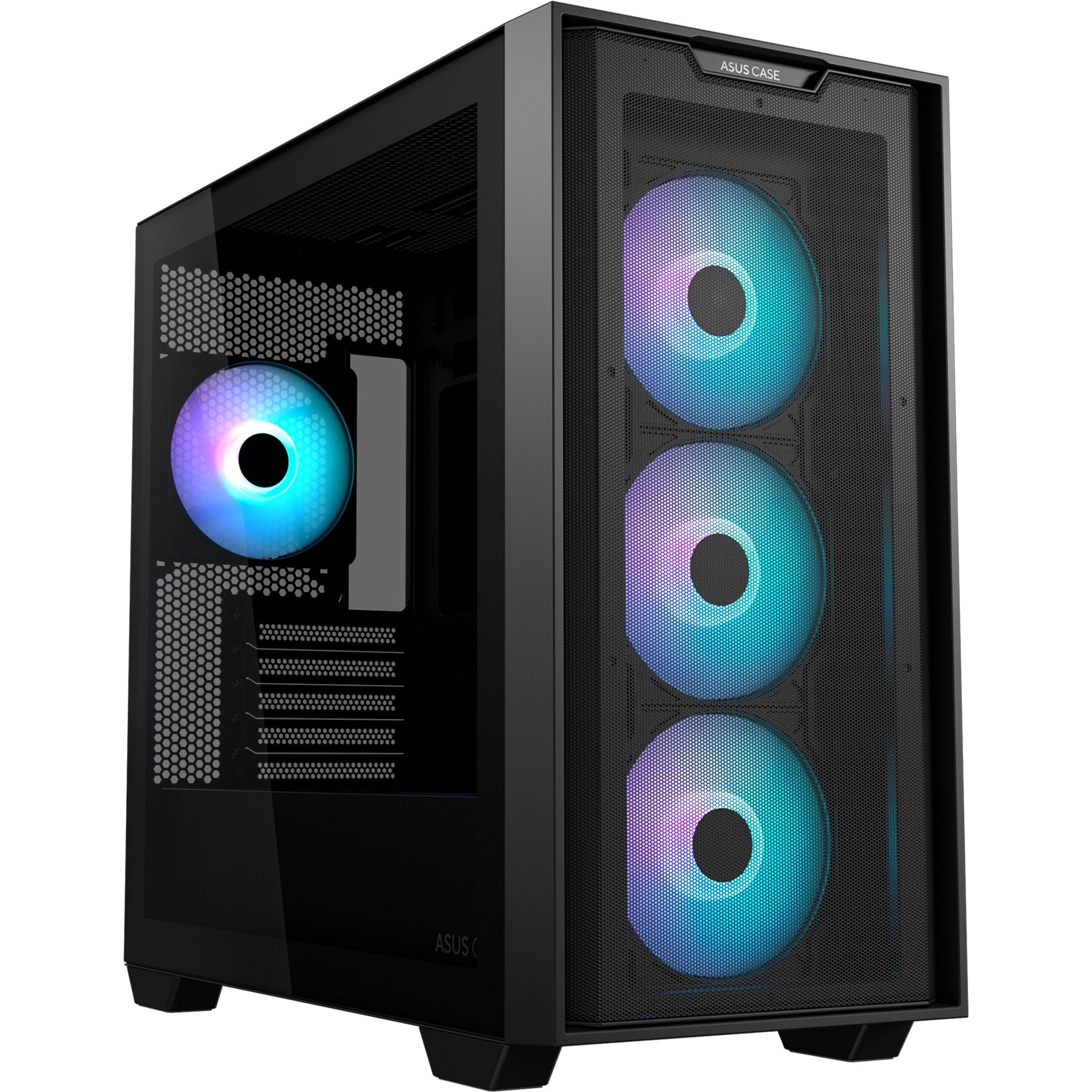 Asus PC-Gehäuse ASUS A21 PLUS TG ARGB, Tower-Gehäuse, (Tempered Glass)