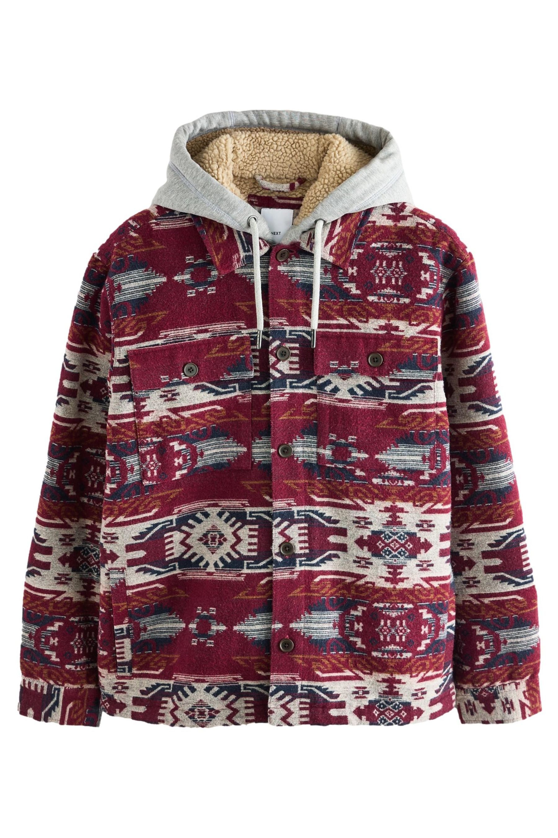 Next Hemdjacke Hemdjacke im Navajo-Stil (1-St)