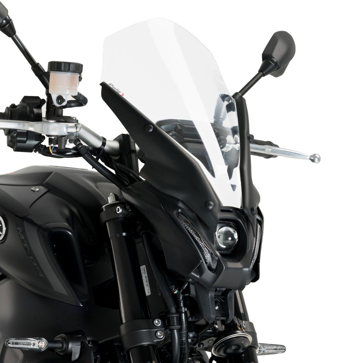 PUIG Motorradhelm-Visier Nakedbike-Scheibe für Yamaha MT-09 21-25 klar # NG Touring