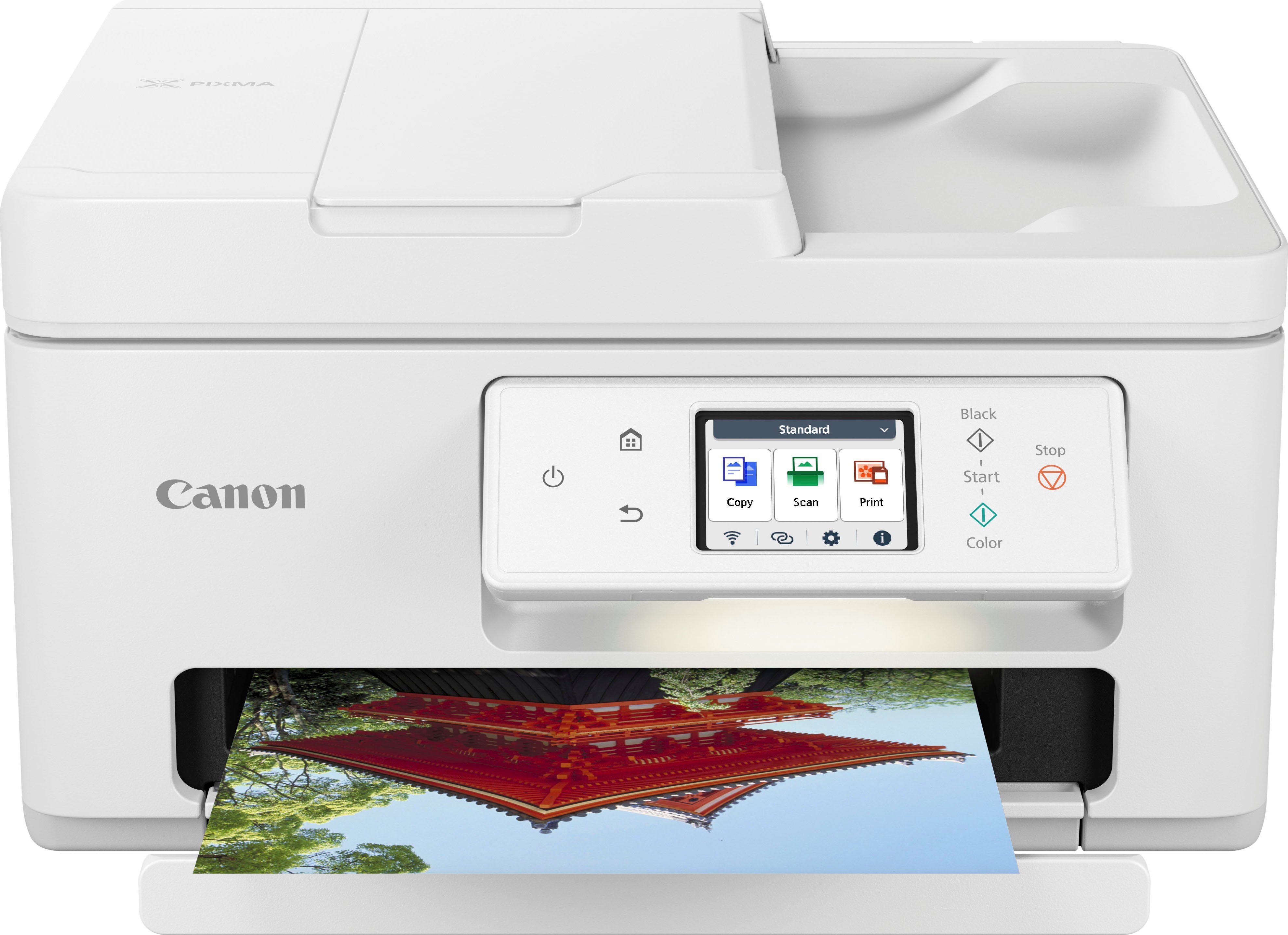 Canon PIXMA TS7750i Multifunktionsdrucker, (WLAN (Wi-Fi), Wi-Fi Direct, Kompaktes und schnelles 3in1 Tintenstrahl-Multifunktionsgerät mit ADF)