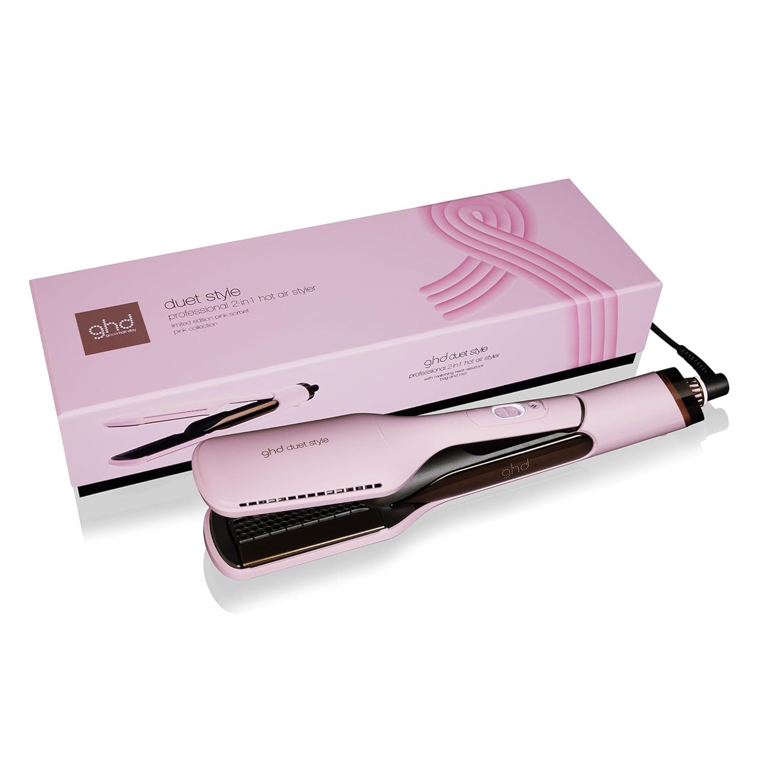 GHD Glätteisen Duet Style Nass zu Gestylt, ohne Hitzeschäden, Frizz-freies Harr, mehr Glanz