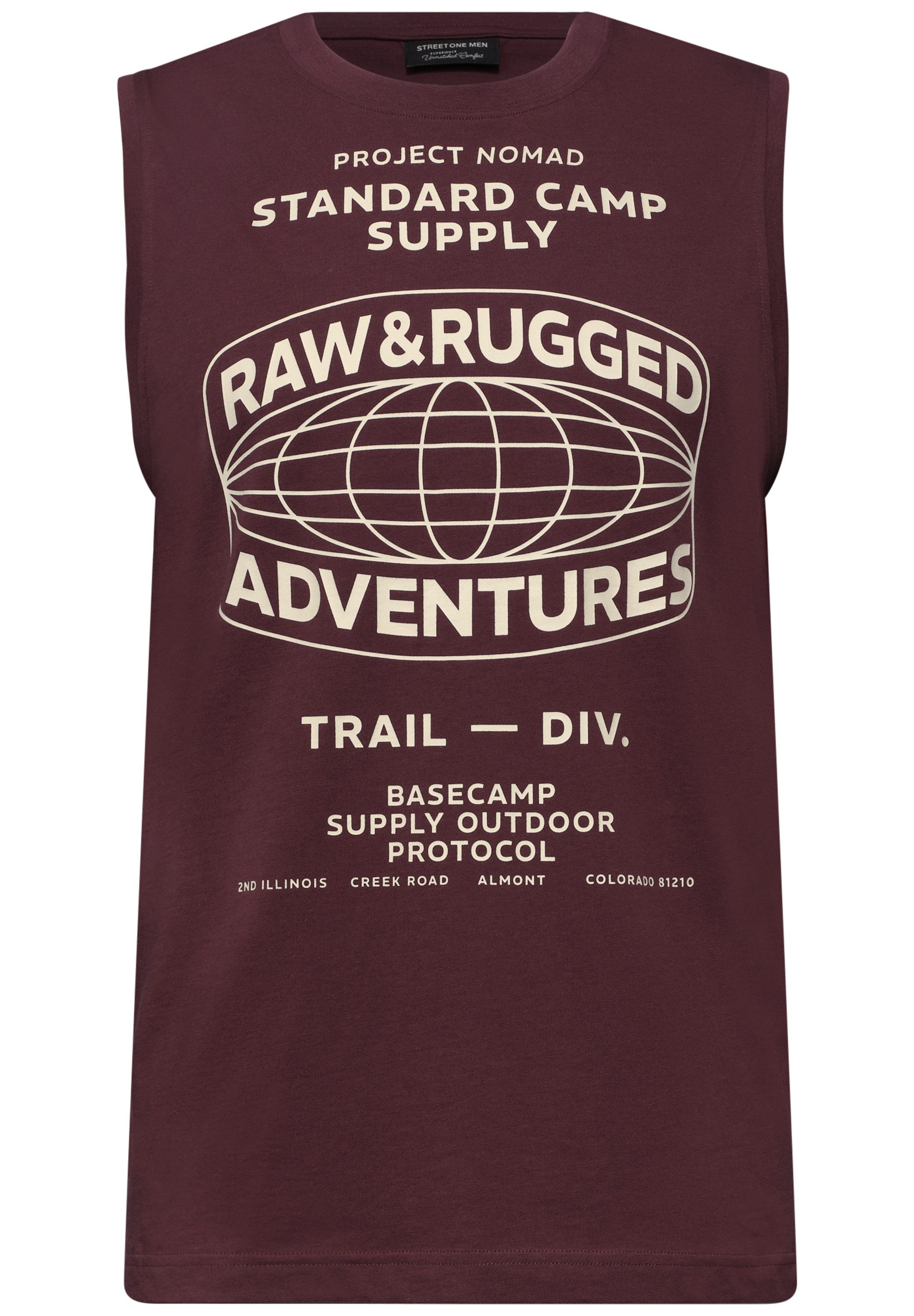 STREET ONE MEN Tanktop aus reiner Baumwolle – Bild 4 von 5