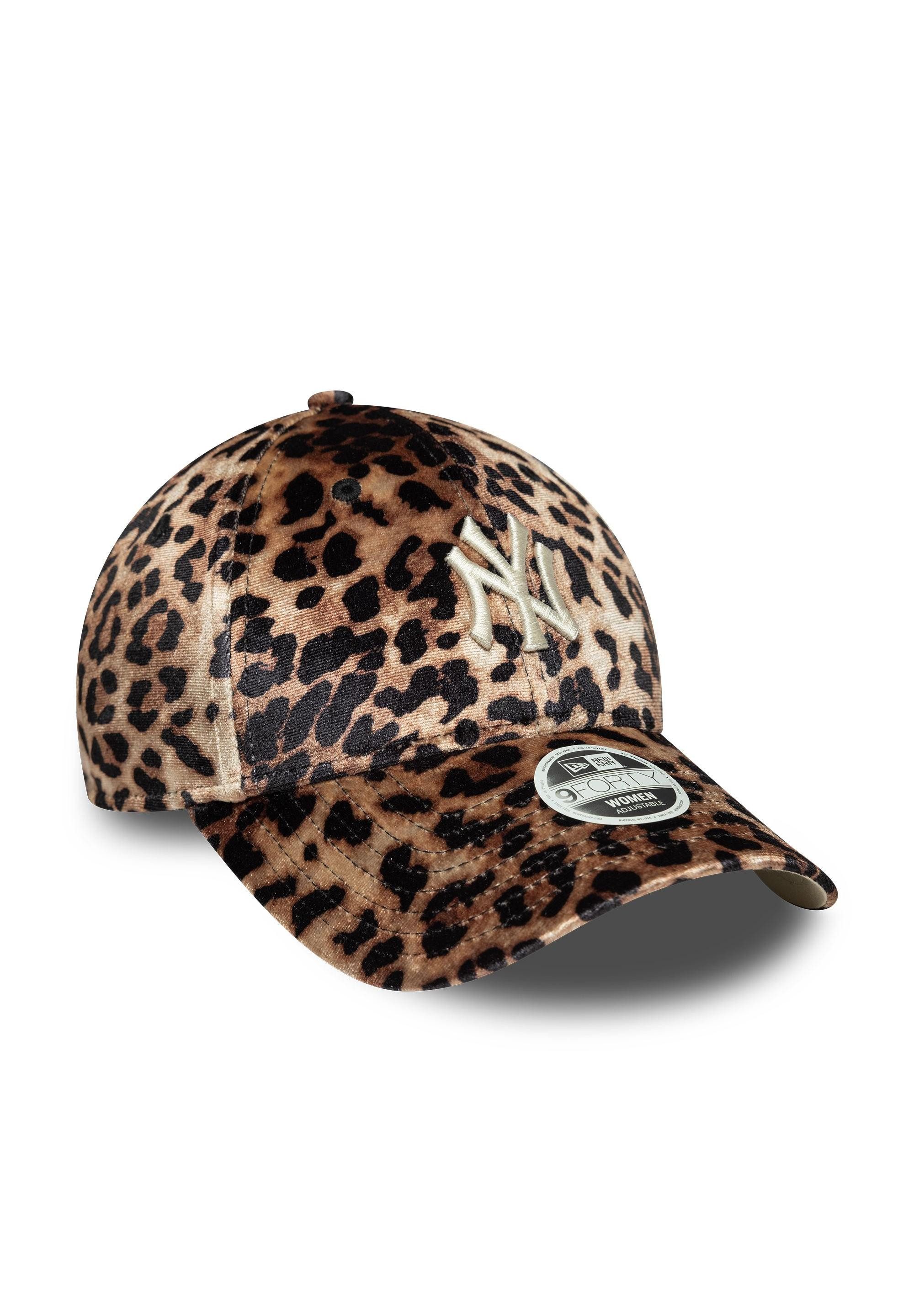 New Era Baseball Cap New York Yankees New Era Leo Velour 9Forty Women Cap Braun Schwarz (1-St)