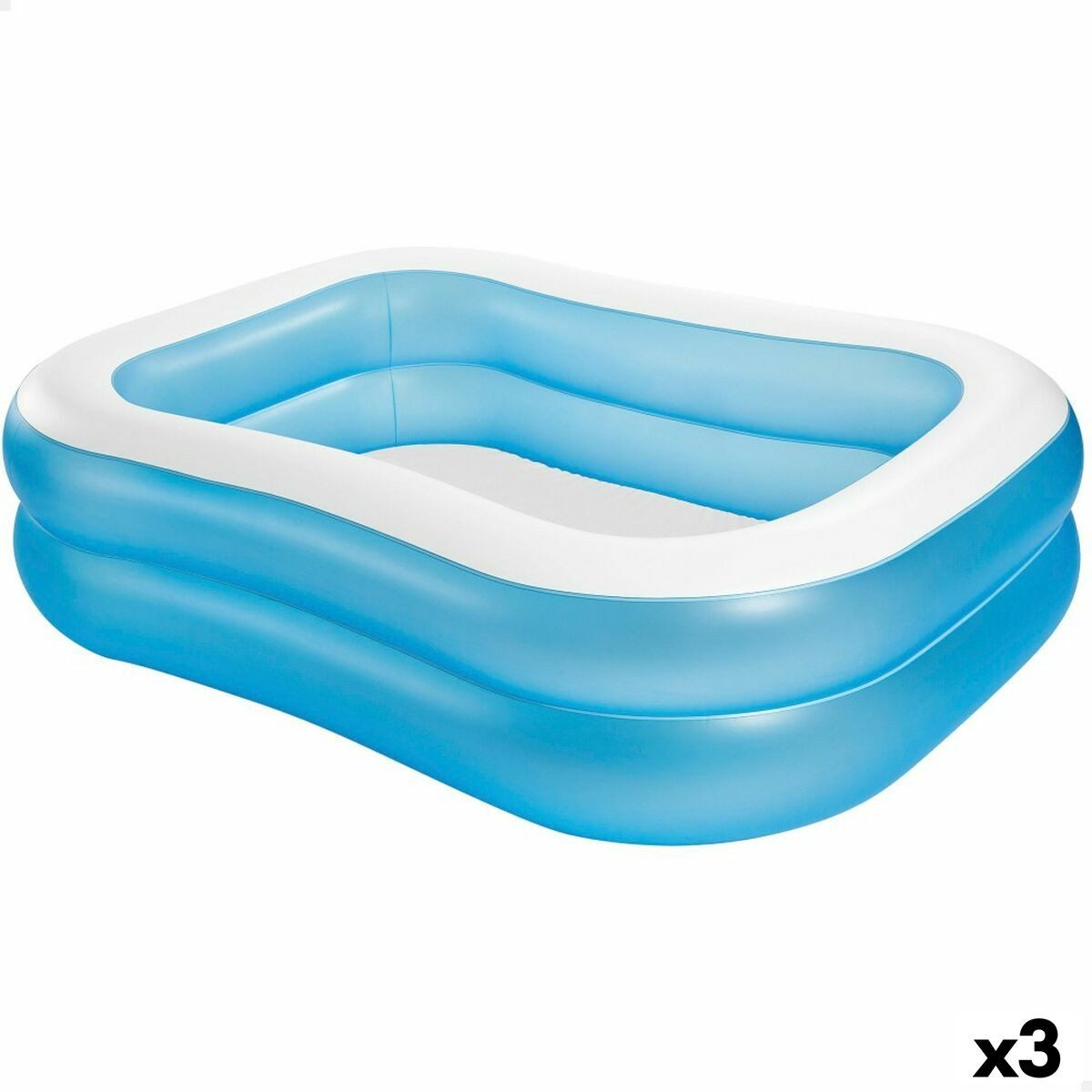 Intex Pool Aufblasbarer Pool Intex Blau Weiß 203 x 48 x 152 cm 540 L (3 Stück)
