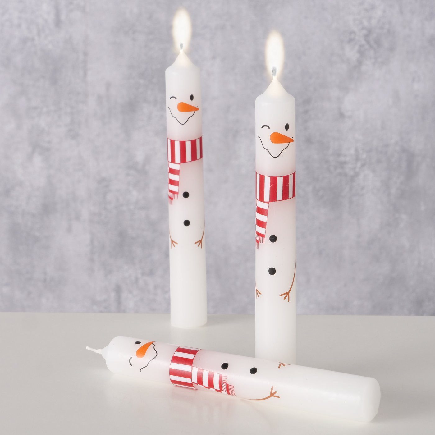 BOLTZE GRUPPE GmbH Kerzenlaterne Tischkerzen mit Weihnachtsmotiv, 3er-Set günstig online kaufen