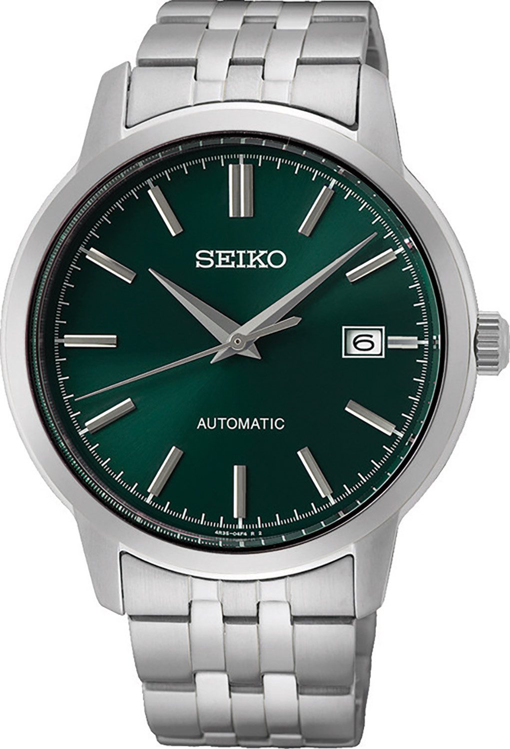 Seiko Automatikuhr Automatik Stahl/Grün günstig online kaufen