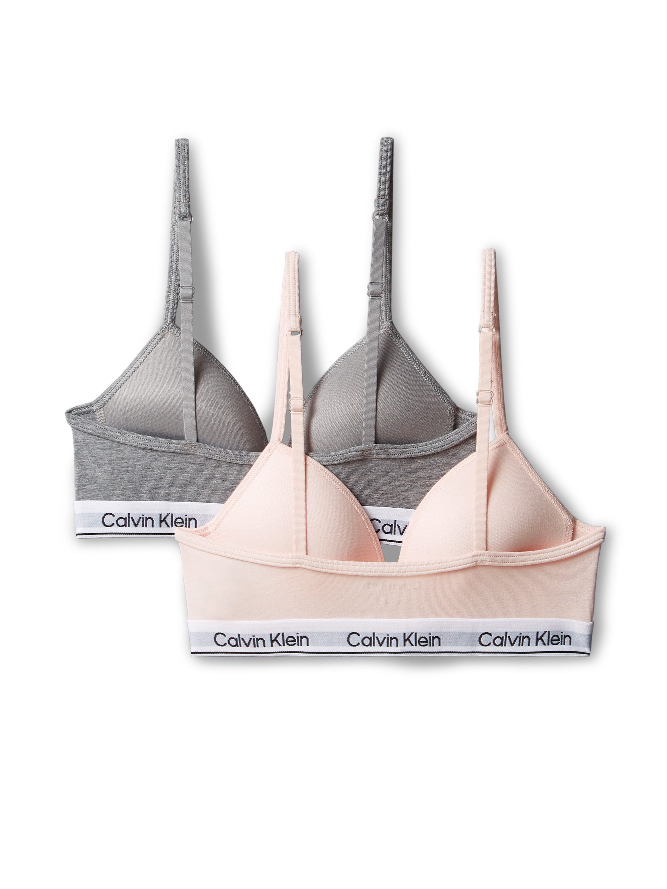 Calvin Klein Underwear Triangel-BH 2PK TRIANGLE (Packung, 2-tlg., 2er-Pack) mit Logobund