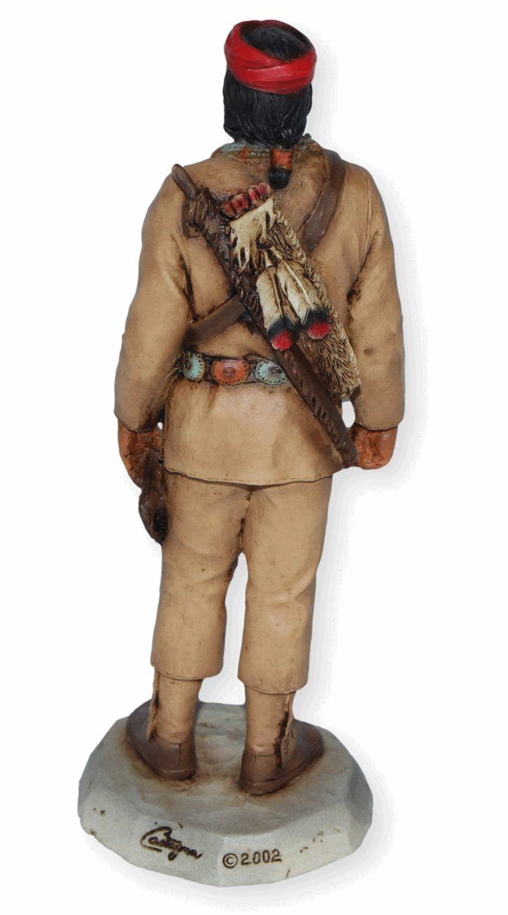 Figur cm 16,5 American Native Castagna Navajo Dekofigur Manuelito H Häuptling Castagna