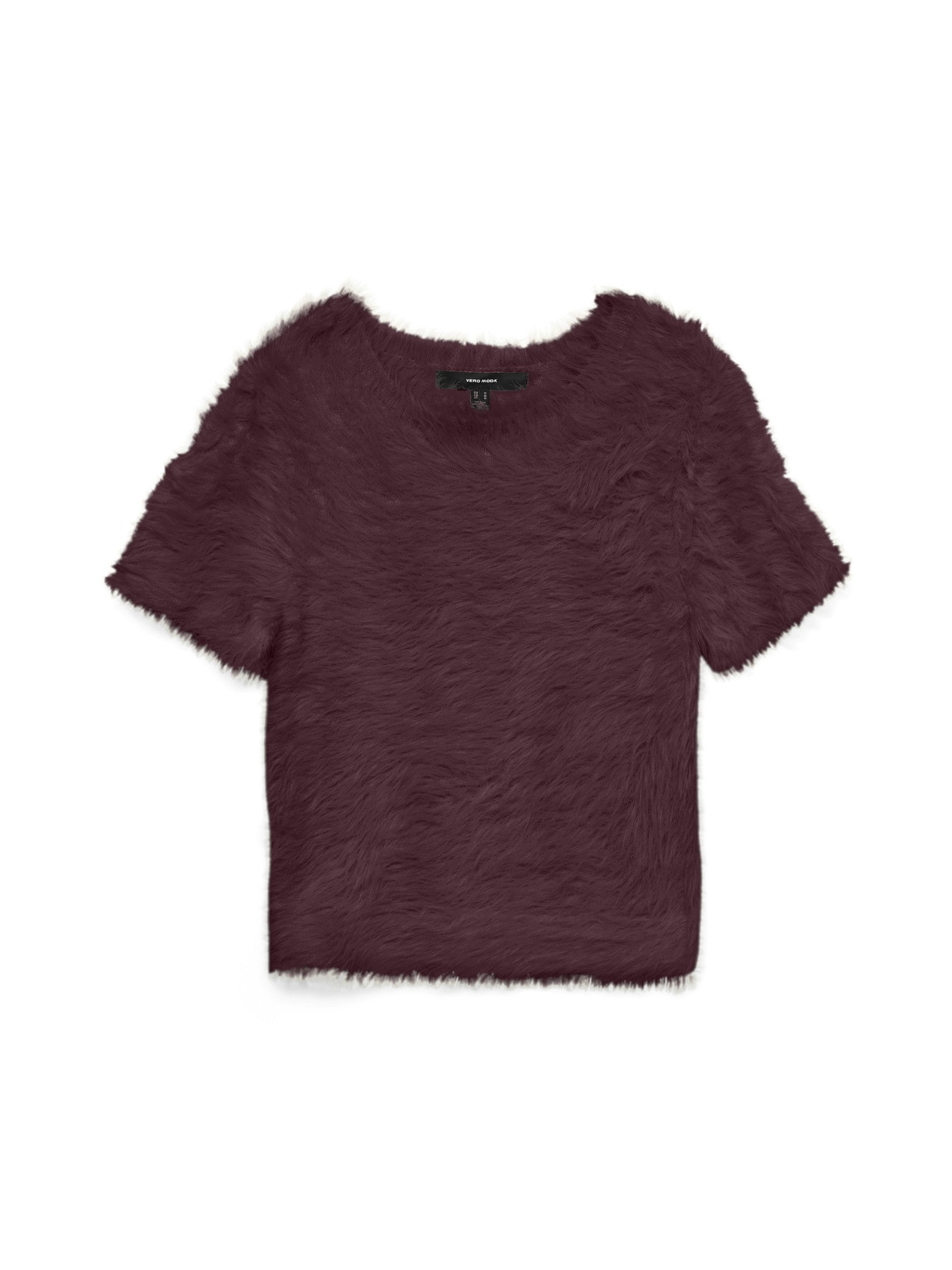 Strandpullover VMFLUFFY SS O-NECK PULLOVER Winetasting