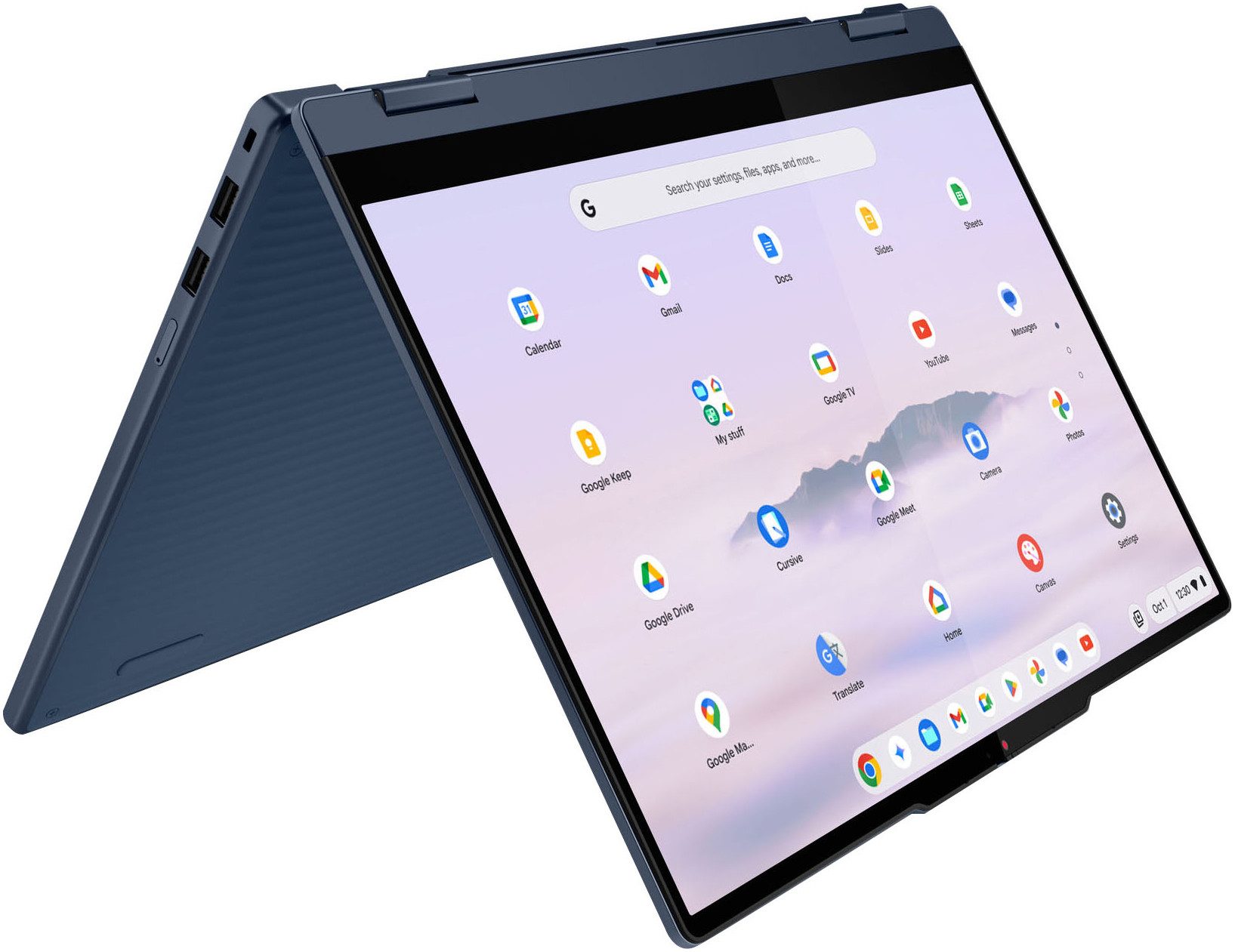 Lenovo Chrome 2in1 14ITN10 Convertible Chromebook (35,6 cm/14 Zoll, Intel Core 3 N355, Intel Graphics, 8 GB, 256 GB SSD) – Bild 5 von 5