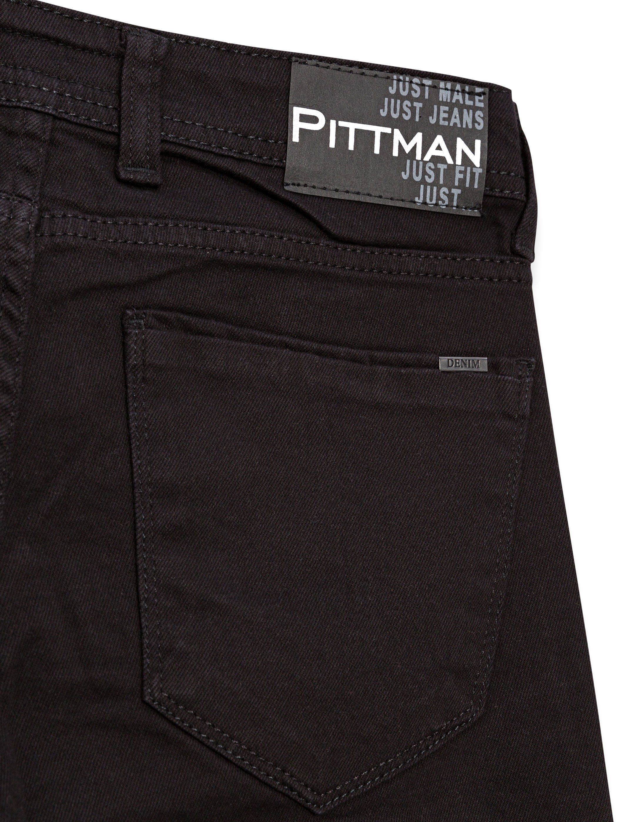 Pittman Destroyed-Jeans Ragner Black (194004)
