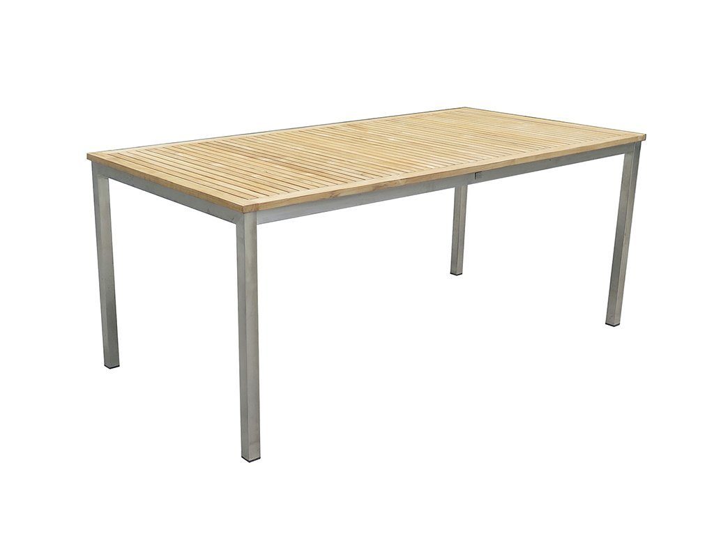 Gravidus Gartentisch Gartentisch Esstisch Tisch Holztisch Edelstahl