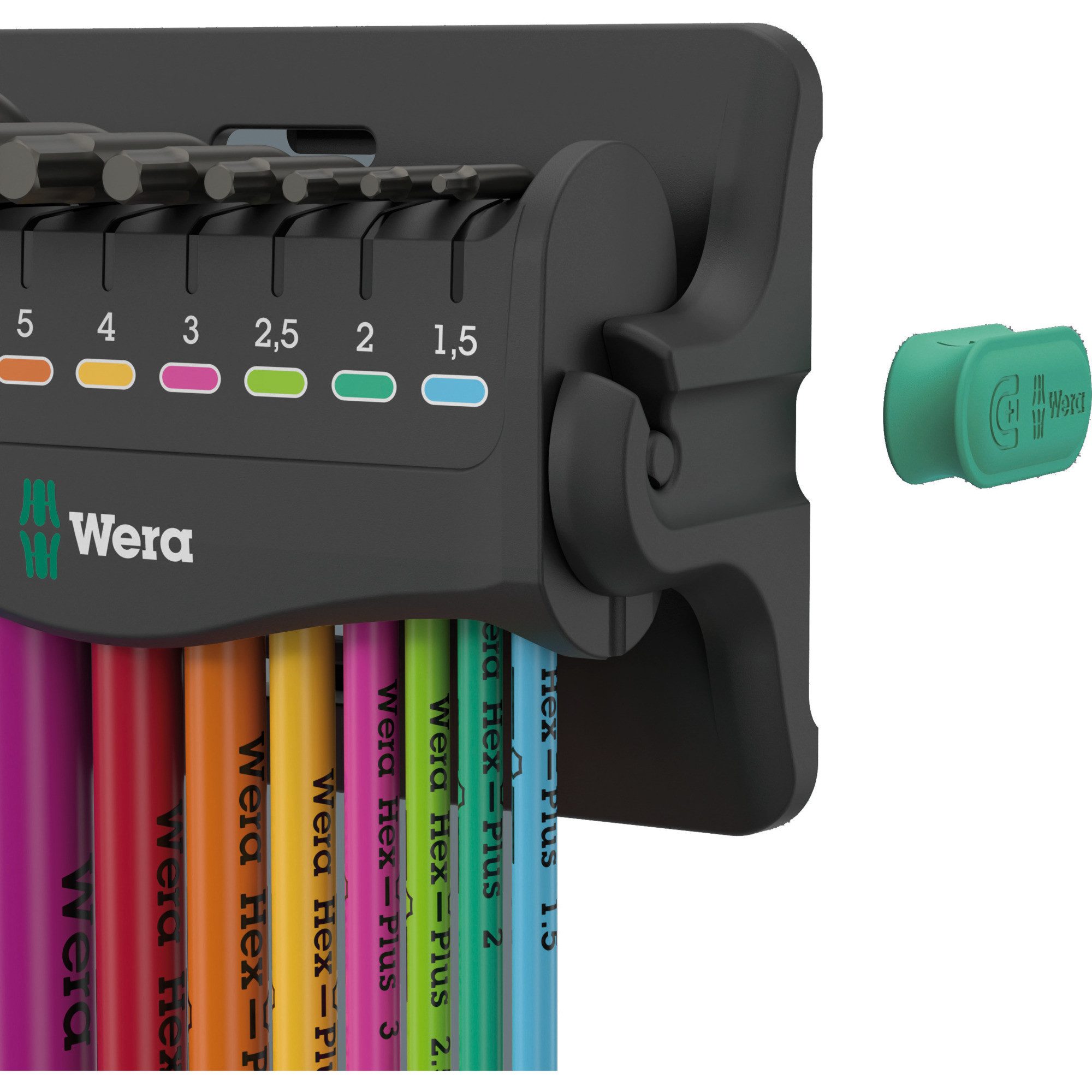 Wera Innensechskantschlüssel Wera 950/9 Hex-Plus Multicolour 3