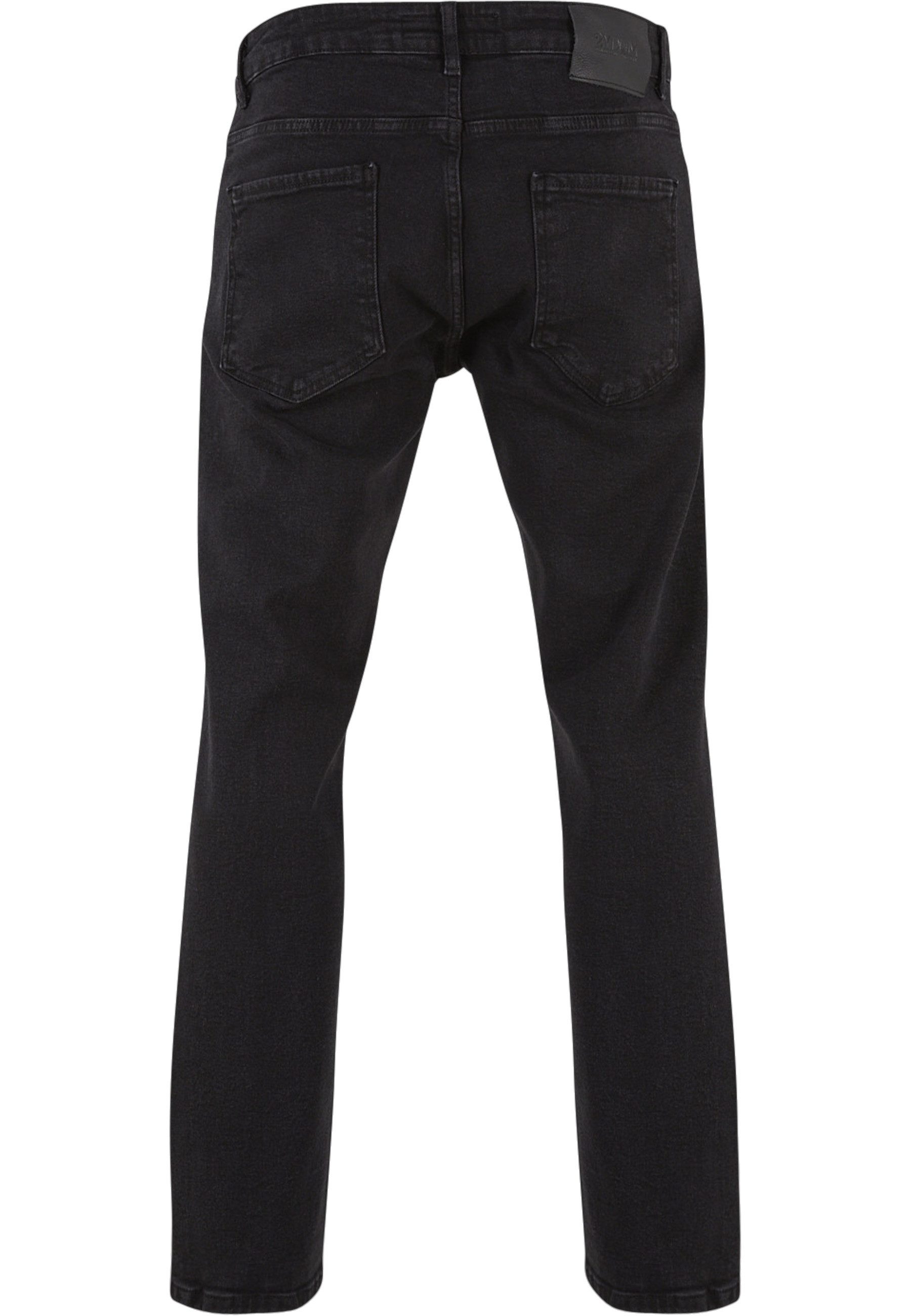 2Y Premium Bequeme Jeans 2Y Premium Herren 2Y Basic Straight Fit Denim (1-tlg)