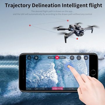 Goolsky Drohne (6K, Gestenfotografie, Maintien D'Altitude Mode 'Headless' 1 Akku, LS-S1S Drohne mit Kamera 6KWIFI Professional Bürstenloser Quadcopter)
